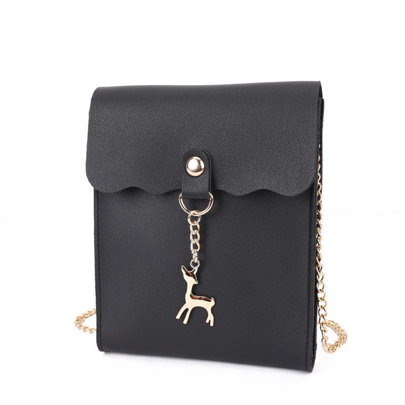 2021 Small Fawn Bag Cover Style Pendant Chain Small Change Bag Spring Summer New Cross Shoulder Clutch Women Messenger Bags, Black
2021 Small Fawn Bag Cover Style Pendant Chain Small Change Bag Spring Summer New Cross Shoulder Clutch Women Messenger Bags, Black