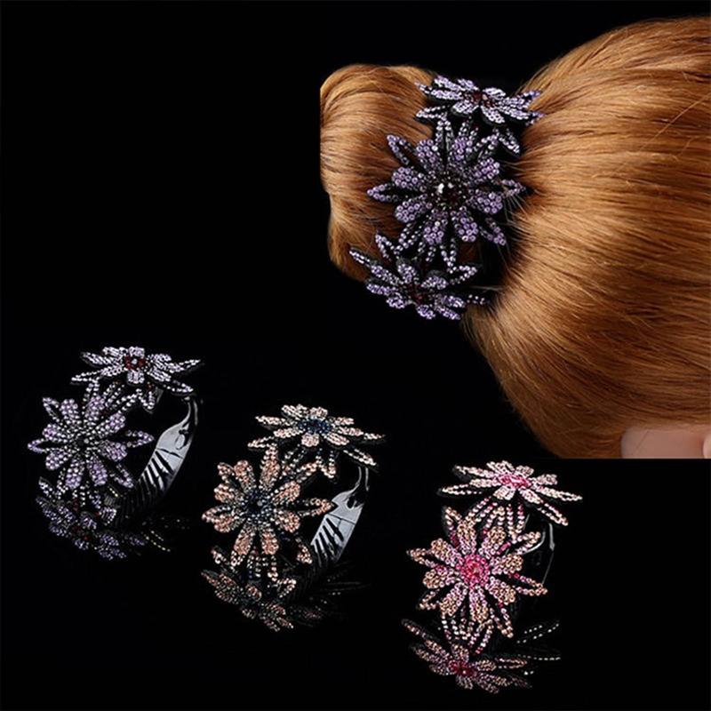Hair Clips & Barrettes Rhinestones Holder Claw Girls Crystal Flower Accessories Women Ball Head Headwear Hairpin Clip
Hair Clips & Barrettes Rhinestones Holder Claw Girls Crystal Flower Accessories Women Ball Head Headwear Hairpin Clip