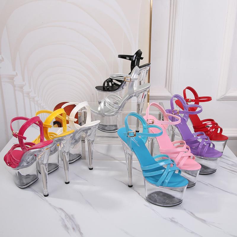 2021 Summer Sexy Women 16cm Stripper High Heels Sandals Blue Stiletto Peep Toe Sandals Lady 7cm Platform Nightclub Shoes, 16cm high heels
2021 Summer Sexy Women 16cm Stripper High Heels Sandals Blue Stiletto Peep Toe Sandals Lady 7cm Platform Nightclub Shoes, 16cm high heels