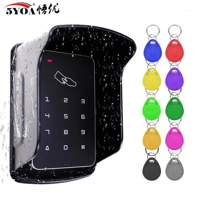 

RFID Access Control Standalone Controller Keypad Keyboard System Waterproof Rainproof Cover Outdoor Door Lock Opener Card Reader1