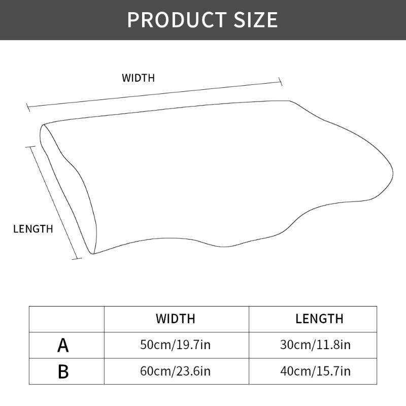 Comfortable soft memory Foam Anti-snoring Pillow Velvet Head Neck for better sleep Support Bedding Home Decor