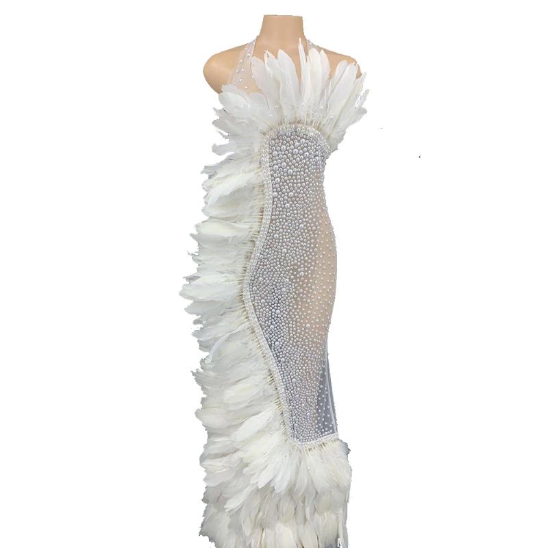 One piece ladies Women's Clothing Evening Dress Body Rhinestone Leggings Women Stage Singer Costume Feather Costume Women Sexy, Pink
One piece ladies Women's Clothing Evening Dress Body Rhinestone Leggings Women Stage Singer Costume Feather Costume Women Sexy, Pink