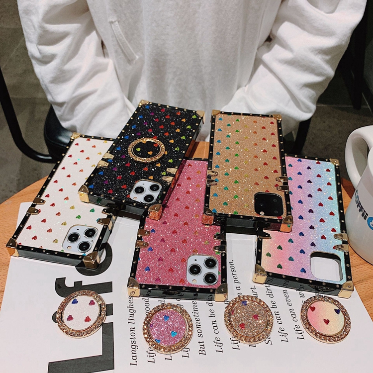Luxury Designer Love Glitter Gradient Diamond Phone Cases For iPhone 11 12 PRO XR XS MAX 8 7 6 Plus Stand Square Case, Black
Luxury Designer Love Glitter Gradient Diamond Phone Cases For iPhone 11 12 PRO XR XS MAX 8 7 6 Plus Stand Square Case, Black
