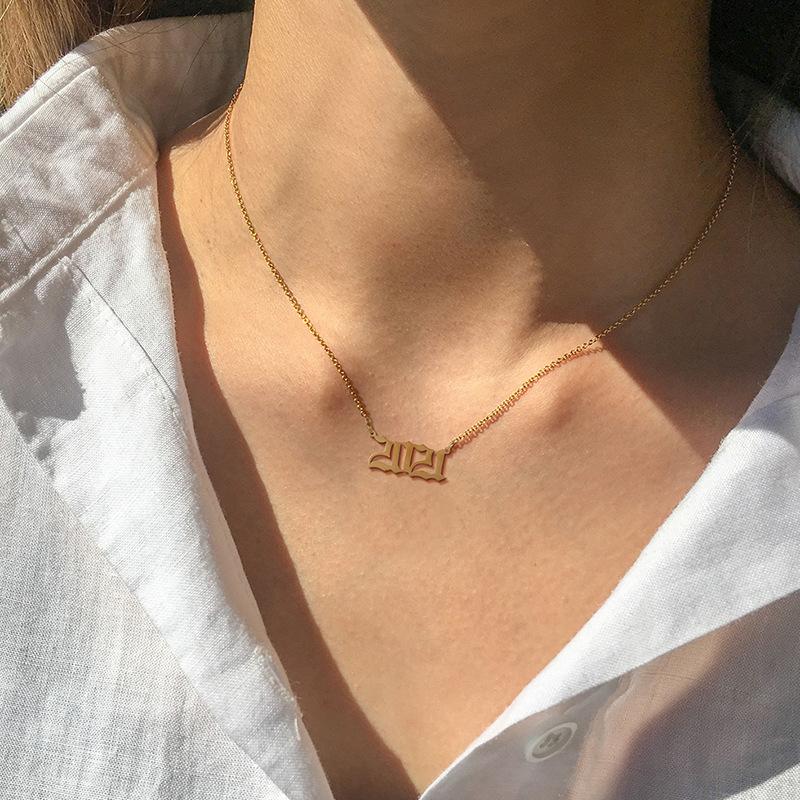 Chokers 2021 Year Necklace For Women Gold Stainless Steel Choker Necklaces Collares Chain Gift Jewelry Bijoux
Chokers 2021 Year Necklace For Women Gold Stainless Steel Choker Necklaces Collares Chain Gift Jewelry Bijoux