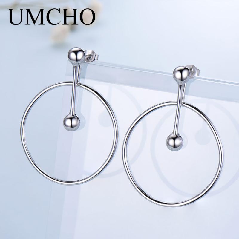 UMCHO 100% Real 925 Sterling Silver Earrings Simple Fashion Big Circle Hoop Earrings For Women Statement Jewelry Party Gifts
UMCHO 100% Real 925 Sterling Silver Earrings Simple Fashion Big Circle Hoop Earrings For Women Statement Jewelry Party Gifts