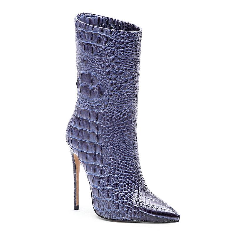 2020 New Brand Women Boots Fashion Super High Heels Ankle Boots Crocodile skin Autumn Pointed Toe Winter Female Calf, Apricot 12cm
2020 New Brand Women Boots Fashion Super High Heels Ankle Boots Crocodile skin Autumn Pointed Toe Winter Female Calf, Apricot 12cm