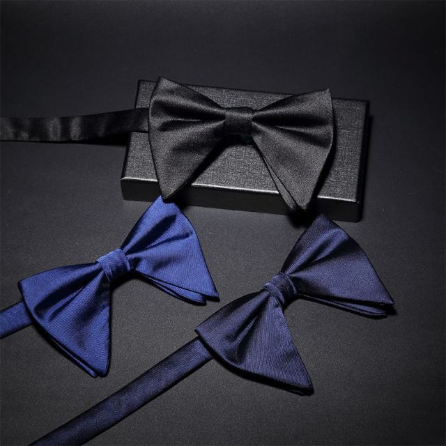 10 Colors Satin Bow Tie for Men Suits Fashion Men Formal Occasion Wear Tuxedos Solid Ties Cheap