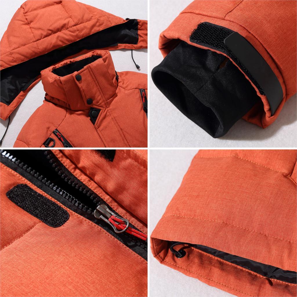 Men's White Duck Down Jacket Warm Hooded Thick Puffer Jacket Coat Male Casual High Quality Overcoat Thermal Winter Parka Men 201223