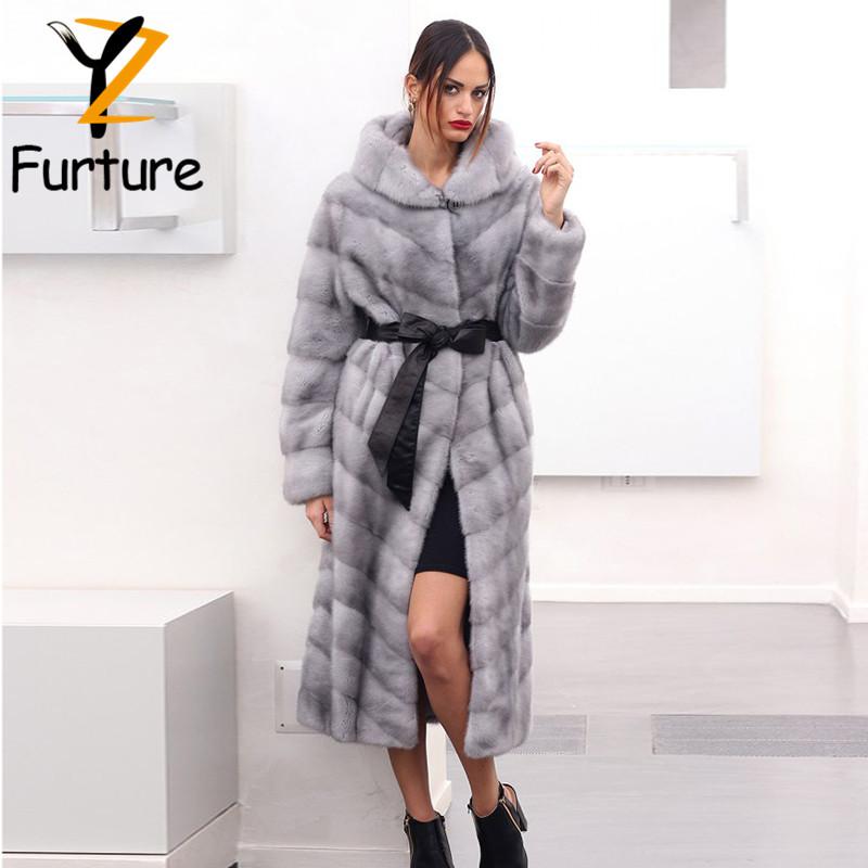 Luxury Women Real Hooded Coat Imported Sapphire Winter Warm Leather Belt Slim Full Pelt Twill Design 110cm Long Jackets
Luxury Women Real Hooded Coat Imported Sapphire Winter Warm Leather Belt Slim Full Pelt Twill Design 110cm Long Jackets