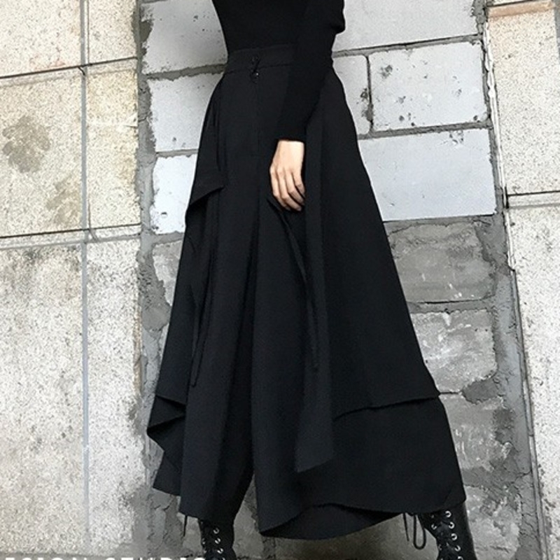 LANMREM Black Zipper Waist Splicing Ruffled Irregular Woman Skirt Casual Versatile Simple Fashion autumn Dresses New TV783 201106
LANMREM Black Zipper Waist Splicing Ruffled Irregular Woman Skirt Casual Versatile Simple Fashion autumn Dresses New TV783 201106