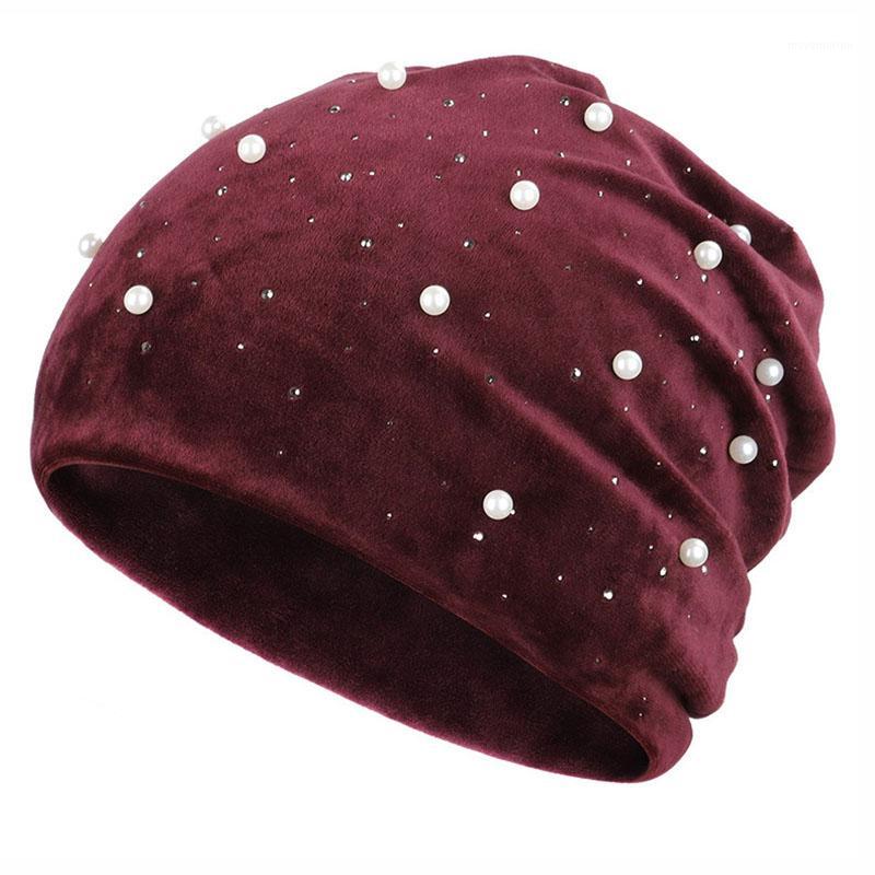 Winter Women Skullies Fashion Solid Color Beanies Pearl Ladies's Hat Female Soft Warm Cotton Hats Warm Bonnet Out Beanies1, Black
Winter Women Skullies Fashion Solid Color Beanies Pearl Ladies's Hat Female Soft Warm Cotton Hats Warm Bonnet Out Beanies1, Black