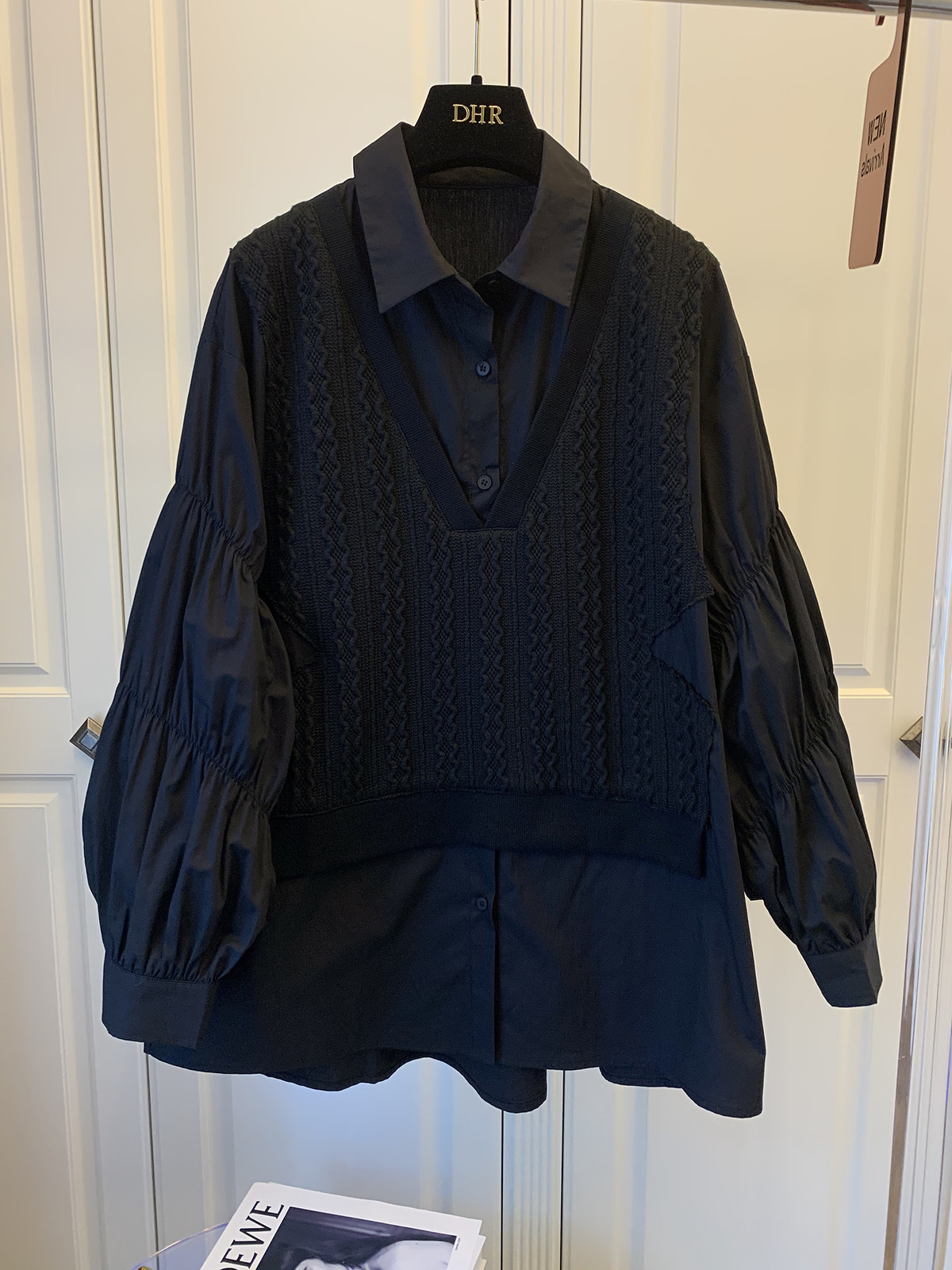 2021 New Vintage Black Hemp Sweater Knitted Shirt Long Sleeves Two Women's Ensemble Top Autumn Vrdk
2021 New Vintage Black Hemp Sweater Knitted Shirt Long Sleeves Two Women's Ensemble Top Autumn Vrdk