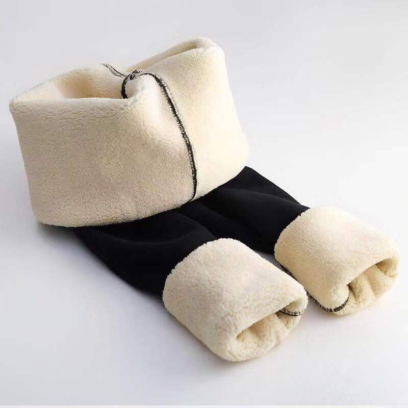 SVOKOR Winter Pants Thermal Leggings Flannel Streetwear High Waisted Pants For Women Trousers Women Winter Casual Pants 201203