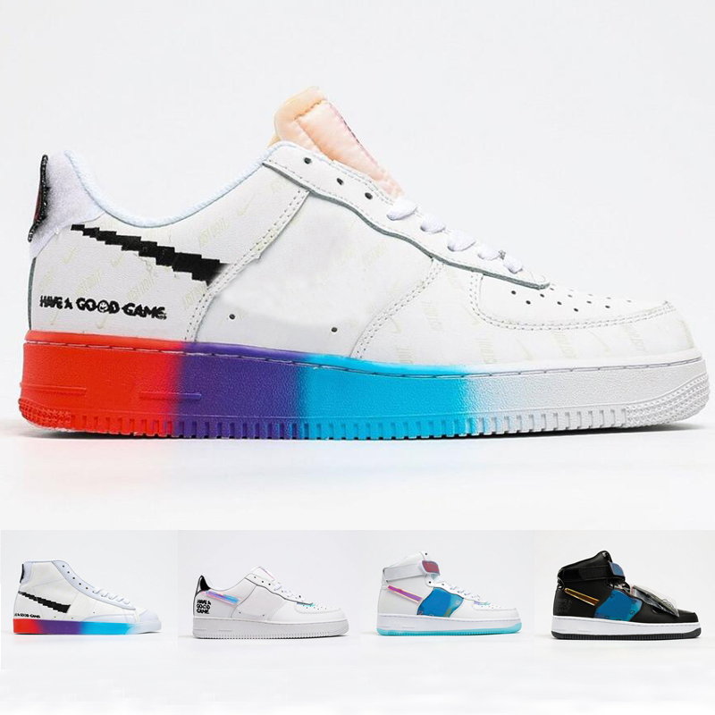 2021 High Low 1 Have A Good Game Blazers Mid 77 Colorful Laser Running Shoes Rainbow Skateboard one Sports Women Mens Sneakers Zapatos
2021 High Low 1 Have A Good Game Blazers Mid 77 Colorful Laser Running Shoes Rainbow Skateboard one Sports Women Mens Sneakers Zapatos