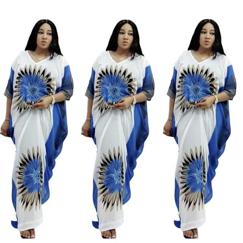 African Dresses for Women Dashiki V Neck Batwing Sleeve Lady Clothing Long Africa Dress Woman Clothes vestido de mujer, Whitered
African Dresses for Women Dashiki V Neck Batwing Sleeve Lady Clothing Long Africa Dress Woman Clothes vestido de mujer, Whitered