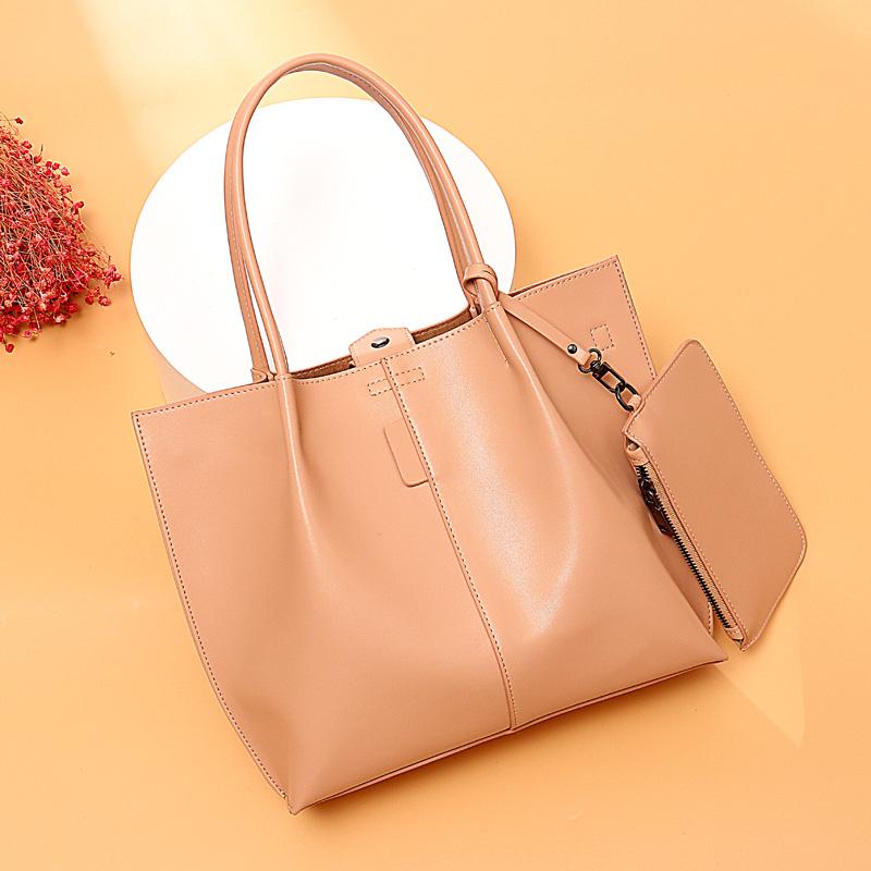 2021 new leather handbag wallet and large capacity handbag lady bag, Black
2021 new leather handbag wallet and large capacity handbag lady bag, Black