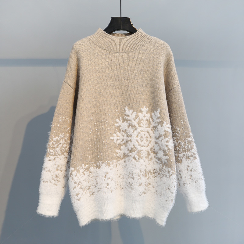 Turtleneck Women Sweater Winter Warm Female Jumper Thick Christmas Sweaters Ribbed Knitted Pullover Top Pull Hiver Femme 201222