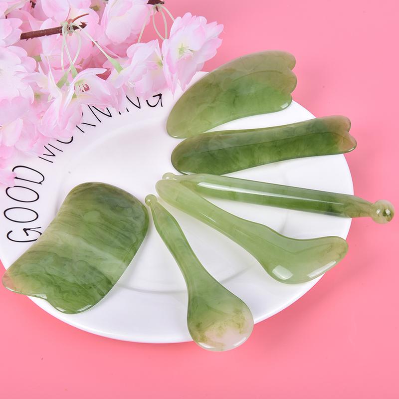 1PCS Natural Jade Stone Guasha Massage Tool SPA Therapy GuaSha Massager Tools For Body Health Care
1PCS Natural Jade Stone Guasha Massage Tool SPA Therapy GuaSha Massager Tools For Body Health Care