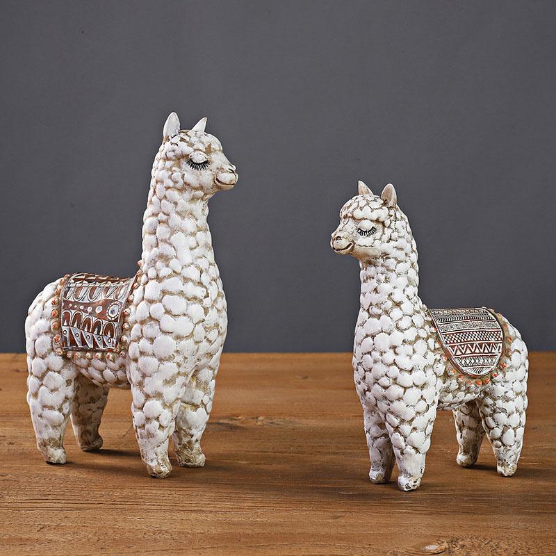 European Minimalistic Alpaca Sculpture Model Creative Resin Artware Animal Craft Desk Ornament Decor Home Decoration Accessories
European Minimalistic Alpaca Sculpture Model Creative Resin Artware Animal Craft Desk Ornament Decor Home Decoration Accessories