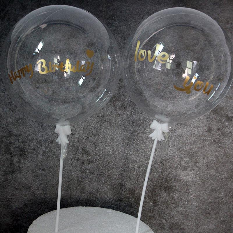 Bobo Balloon Cake Topper Creative Wedding Birthday Cupcake Decor Happy Birthday Party Decor Kids Adults Valentine's Day
Bobo Balloon Cake Topper Creative Wedding Birthday Cupcake Decor Happy Birthday Party Decor Kids Adults Valentine's Day
