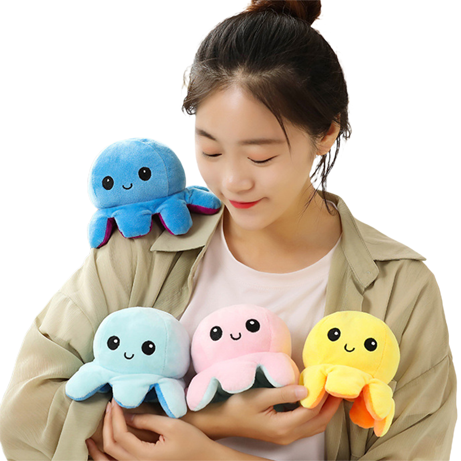 Double-Sided Flip Octopus Plush Toy, Marine Life Toys Creative Toy Gifts for Adults Kids
Double-Sided Flip Octopus Plush Toy, Marine Life Toys Creative Toy Gifts for Adults Kids