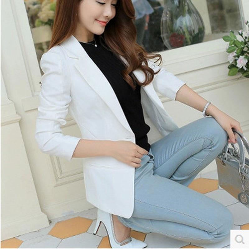 Fashion Single Button Suit Lady Long Sleeve Blazers Spring Women Coat Nice New Fashion Solid Color Casual Slim Jacket, Sky blue
Fashion Single Button Suit Lady Long Sleeve Blazers Spring Women Coat Nice New Fashion Solid Color Casual Slim Jacket, Sky blue