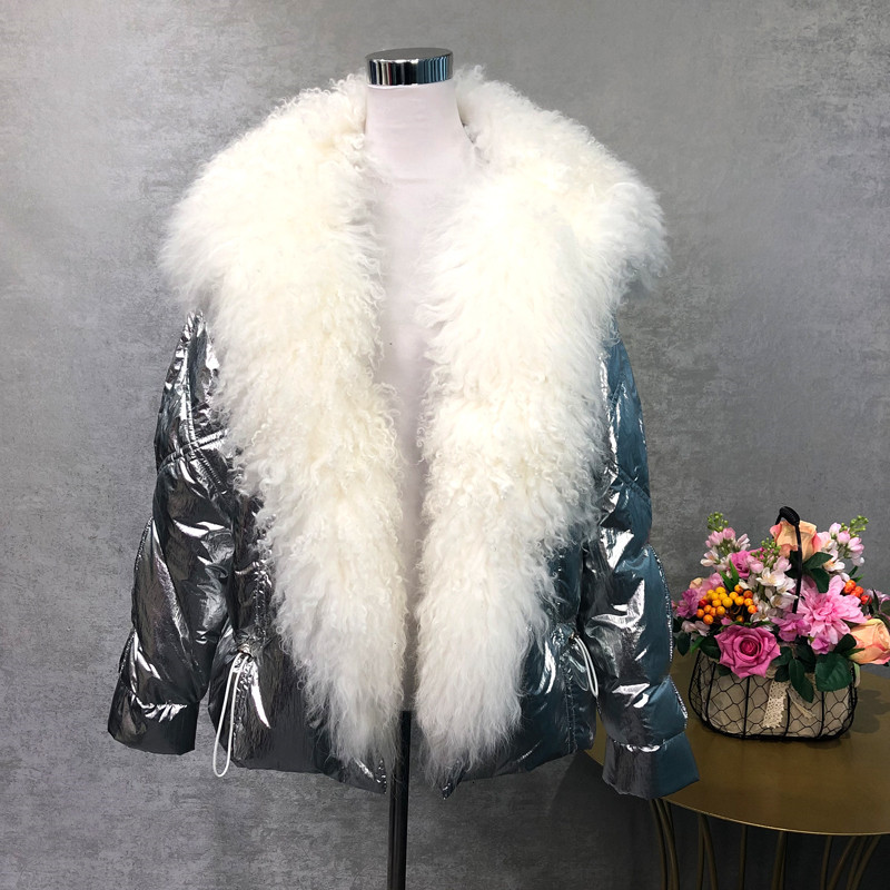 2021 New Winter Beach Wool Collar Women' Short White Duck Down Silver Jacket Warm Parkas Snow Outwear High Quality M243 LQXC
2021 New Winter Beach Wool Collar Women' Short White Duck Down Silver Jacket Warm Parkas Snow Outwear High Quality M243 LQXC