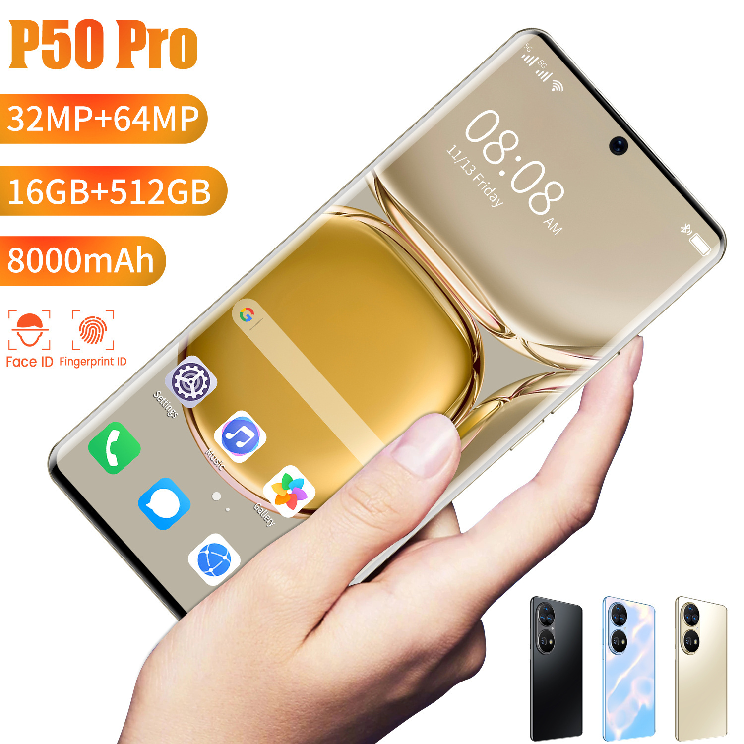 2022 P50PRO Newest Hot Selling Mobilephone Smartphone AGM Large Screen 4G WCDMA Global Version Cellphone 7.3 Inch 8000mAh Octa Core Quad 16GB+512GB
2022 P50PRO Newest Hot Selling Mobilephone Smartphone AGM Large Screen 4G WCDMA Global Version Cellphone 7.3 Inch 8000mAh Octa Core Quad 16GB+512GB