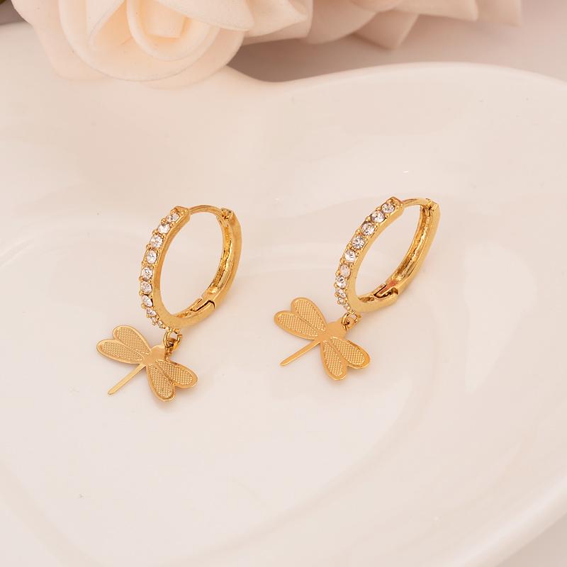 high quality Fashion Gold cz stone Women Drop Earring Dangle Earring Charms cz crystal dragonfly Earrings brincos Vintage girls
high quality Fashion Gold cz stone Women Drop Earring Dangle Earring Charms cz crystal dragonfly Earrings brincos Vintage girls