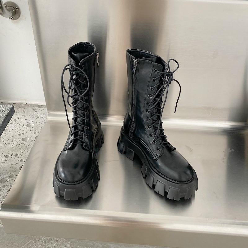 Black Punk Platform Motorcycle Boots Women Lace Up Brand Design Side Zipper Ankle For
Black Punk Platform Motorcycle Boots Women Lace Up Brand Design Side Zipper Ankle For