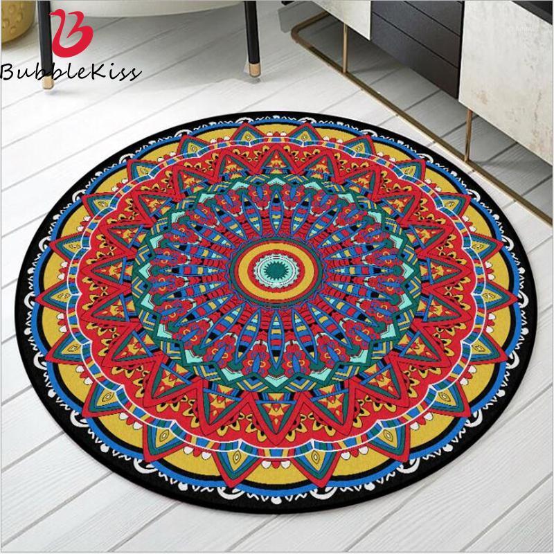 Bubble Kiss Polyester Modern Round Bedroom Decoration Carpet Bohemian Colored Mandala Floor Mat Rugs for Modern Living Room1
Bubble Kiss Polyester Modern Round Bedroom Decoration Carpet Bohemian Colored Mandala Floor Mat Rugs for Modern Living Room1