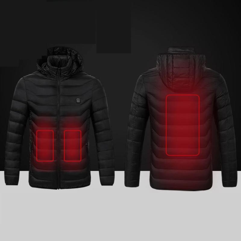 2020 Universal Winter Electric Heating Hooded Coat Jacket Temperature Control USB Abdomen Back Intelligent Safety Vest Clothing, Black
2020 Universal Winter Electric Heating Hooded Coat Jacket Temperature Control USB Abdomen Back Intelligent Safety Vest Clothing, Black