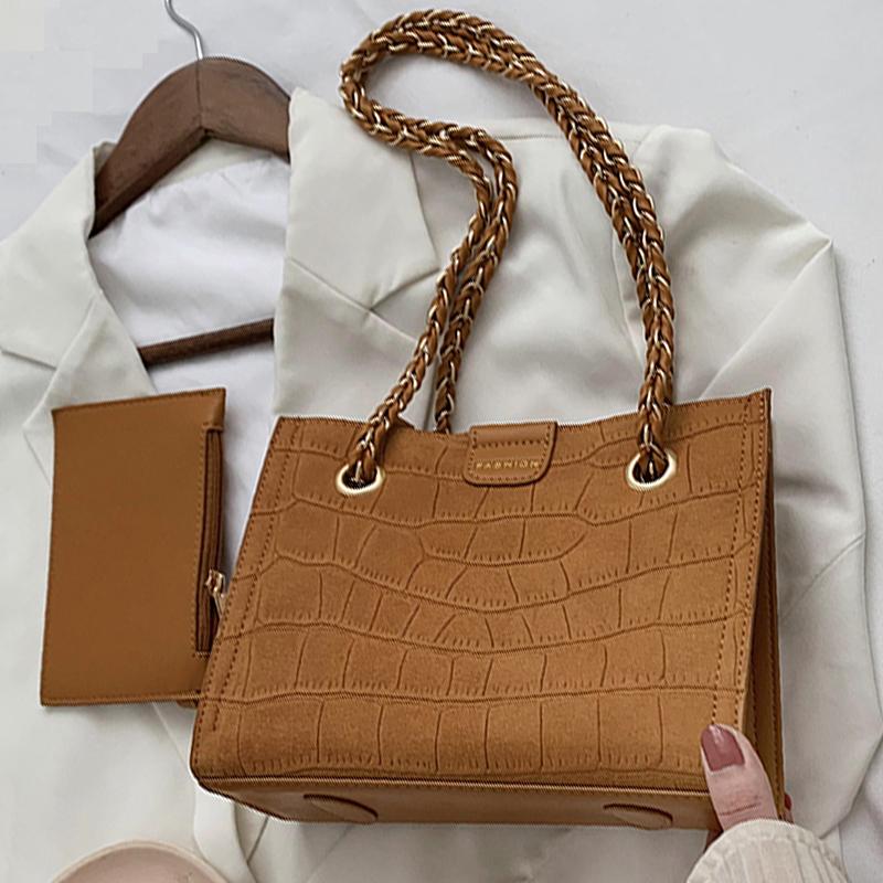 Fashion Stone Pattern 2 Sets Bag PU Leather Shoulder Croosbody Bags For Women 2021 New Designer Purses And Handbags High Quality, Beige
Fashion Stone Pattern 2 Sets Bag PU Leather Shoulder Croosbody Bags For Women 2021 New Designer Purses And Handbags High Quality, Beige