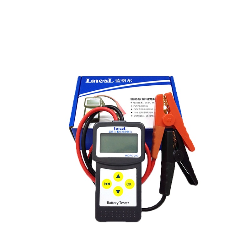micro200 12v automotive battery tester cca range 1002000
