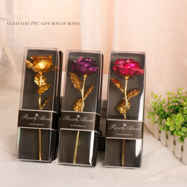 Fashion Gold Foil Plated Rose Creative Gifts Lasts Forever Rose for Lover's Wedding Valentine's Day Gifts Home Decoration, Multi-color
Fashion Gold Foil Plated Rose Creative Gifts Lasts Forever Rose for Lover's Wedding Valentine's Day Gifts Home Decoration, Multi-color