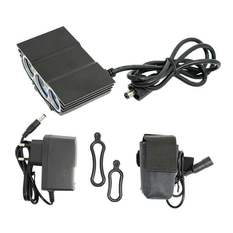 WasaFire LED Bike Light Headlight 3 XM-L U2 Bicycle Front Lamp 4 Modes 18650 Rechargeable Battery Pack Frontlight Cycling Lamps
WasaFire LED Bike Light Headlight 3 XM-L U2 Bicycle Front Lamp 4 Modes 18650 Rechargeable Battery Pack Frontlight Cycling Lamps