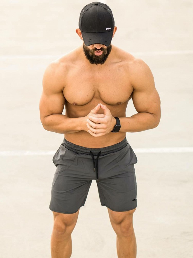 2019 new ECHT shorts Men's Casual Summer Shorts Sexy Sweatpants Male Fitness Bodybuilding Workout Man Fashion mens Short pants T200409