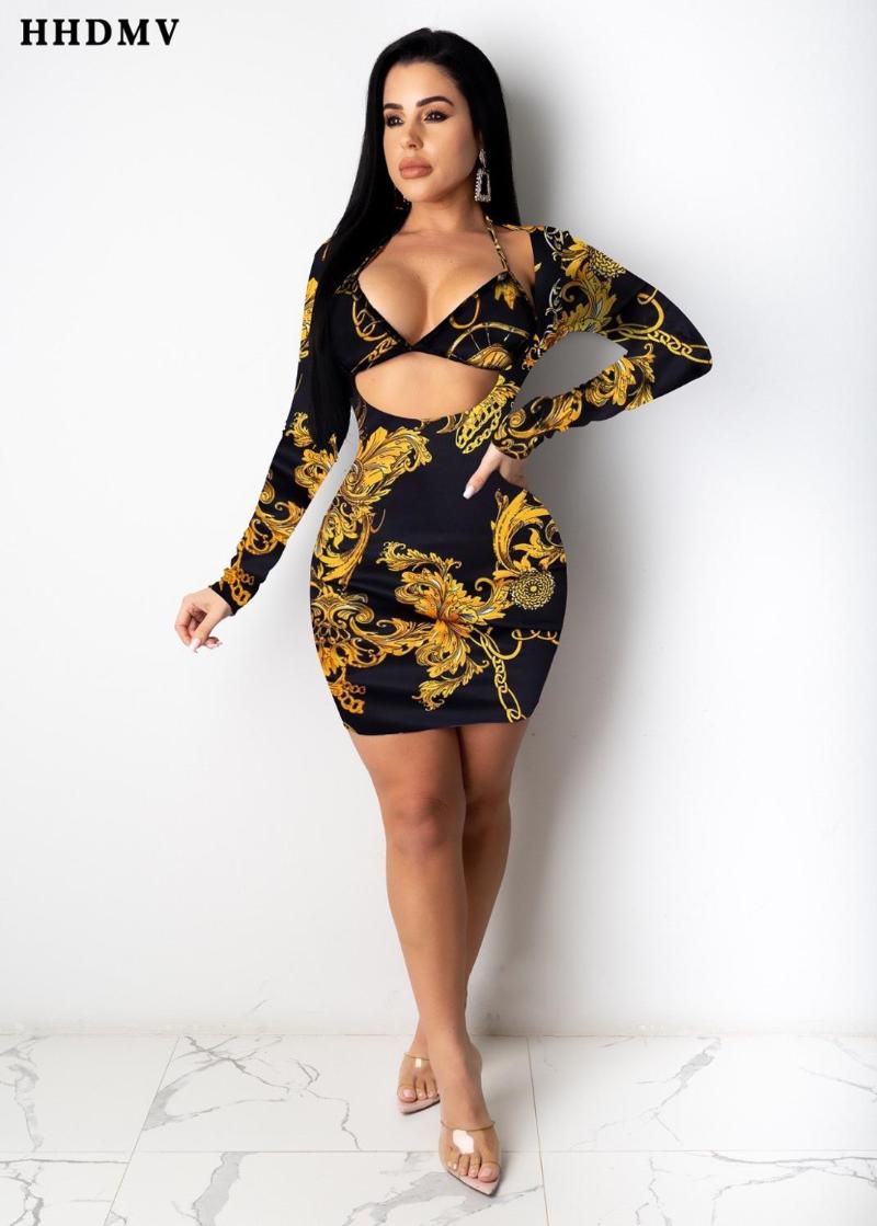 HHDMV 2021 women fashion new sexy girl style short dresses long sleeve strapless dresses printed mini short, Black
HHDMV 2021 women fashion new sexy girl style short dresses long sleeve strapless dresses printed mini short, Black