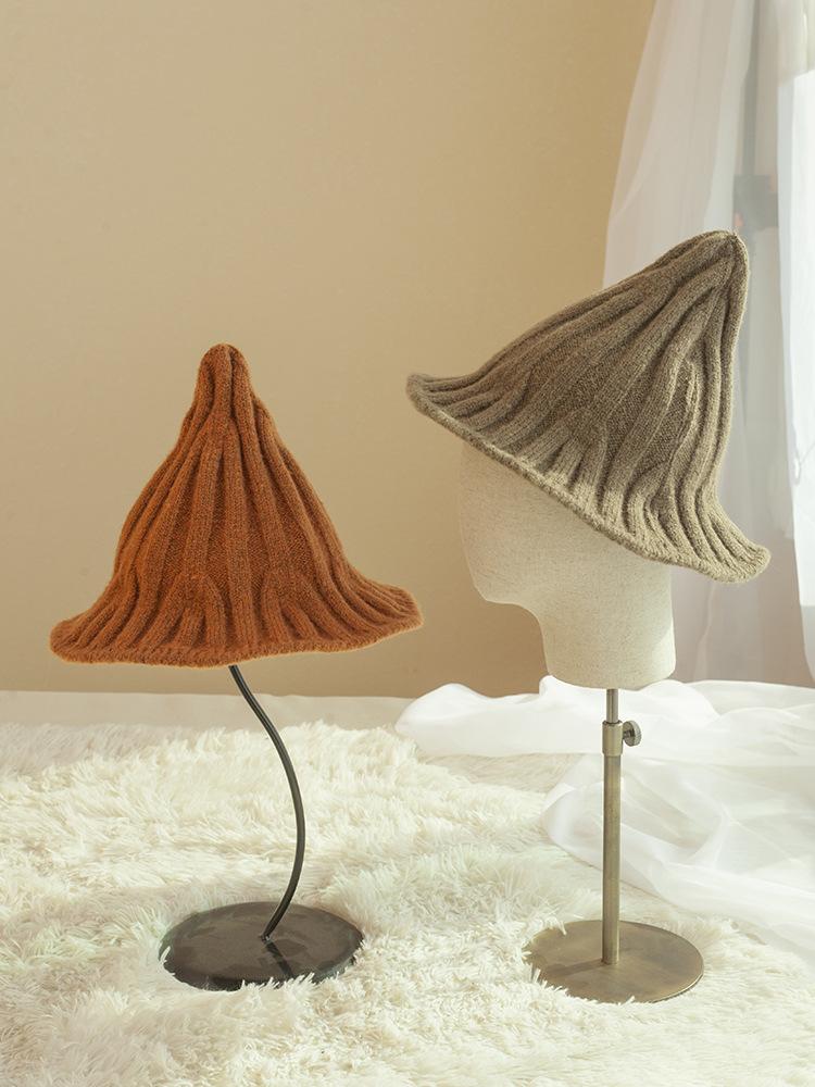 Korean Style Knitted Witch Hat Women Girls Cute Rippled Braided Cap For Female Handmade Warm Elastic Hat, Orange
Korean Style Knitted Witch Hat Women Girls Cute Rippled Braided Cap For Female Handmade Warm Elastic Hat, Orange