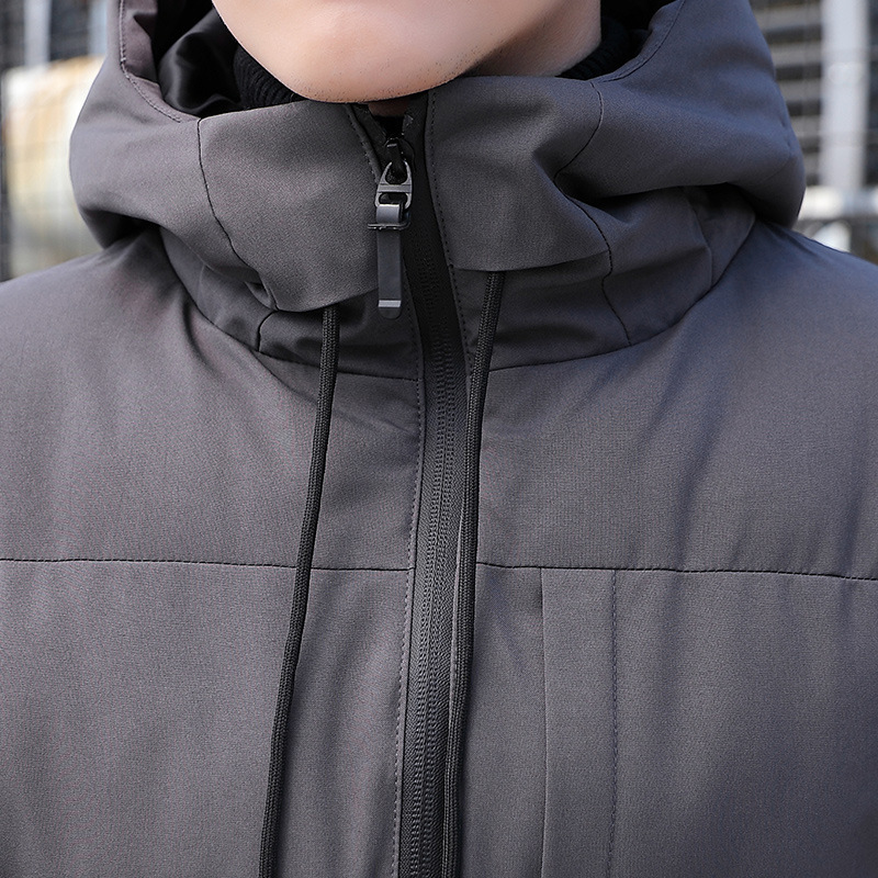 Parkas Men Winter Thick Bomber Jacket Mens Fashion Slim Fit Cotton Padded Hooded Coat Casual Baseball Outwear Men Plus Size 201127