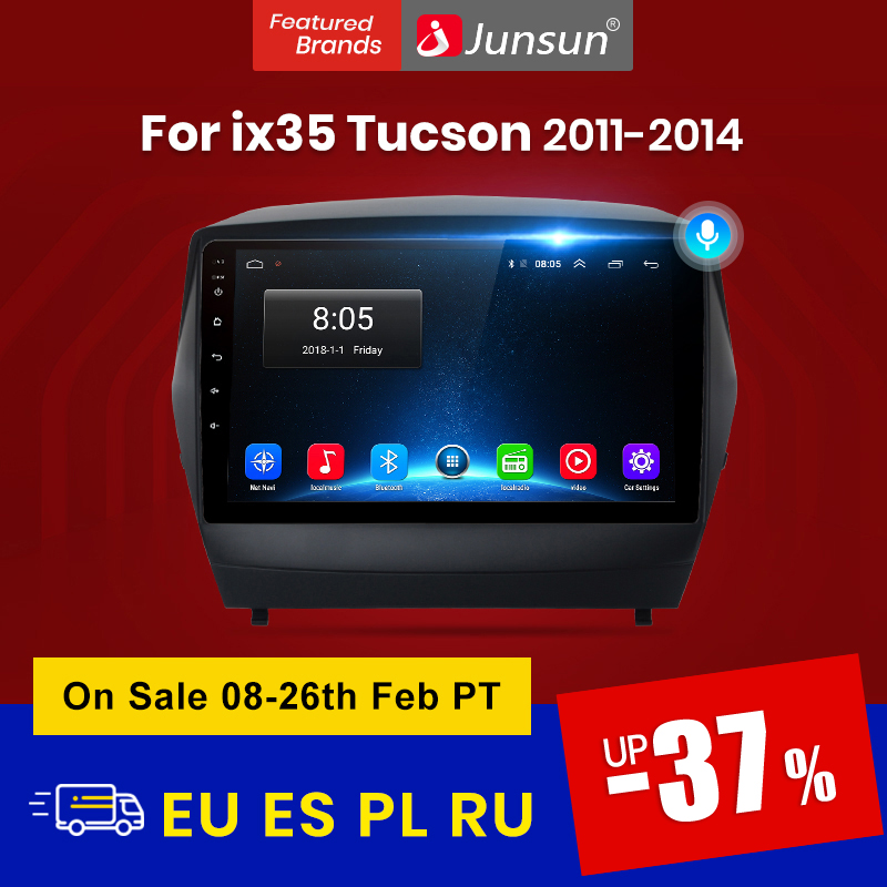 Junsun V1 2G+32G Android 10 Car Radio Multimedia Player Navigation GPS For Hyundai ix35 1 2 Tucson LM 2011 2012 2013 2din DVD, Wifi (1gb 16gb)a1 
Junsun V1 2G+32G Android 10 Car Radio Multimedia Player Navigation GPS For Hyundai ix35 1 2 Tucson LM 2011 2012 2013 2din DVD, Wifi (1gb 16gb)a1