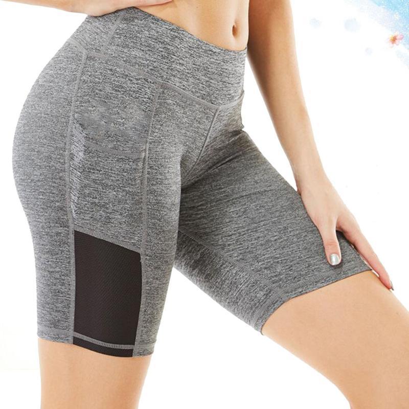 Tight-Fitting Sports Pants Yoga Fitness High Elastic Mid Thigh Stretch Shorts Size Grey1, Black
Tight-Fitting Sports Pants Yoga Fitness High Elastic Mid Thigh Stretch Shorts Size Grey1, Black