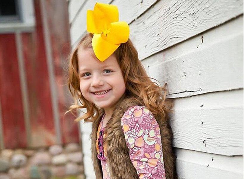 2022 new Kids Girls 8 Inch Large Hairbows Hair Clips Barrettes Grosgrain Ribbon Bow Hairpins Children Headdress Beautiful HuiLin