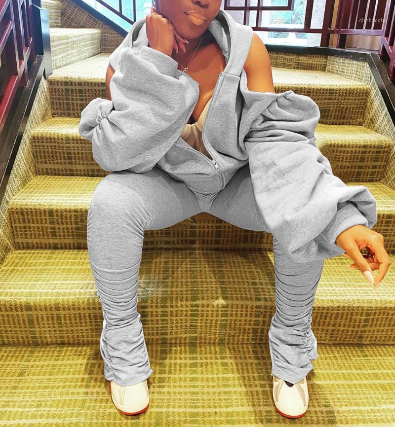 Sexy Hoodie 2 PCS Set Backless Puff Sleeve Zipper Top + High Waist Long Stacked Pants Plus Size Tracksuit Fall Party Clubwear1, Black
Sexy Hoodie 2 PCS Set Backless Puff Sleeve Zipper Top + High Waist Long Stacked Pants Plus Size Tracksuit Fall Party Clubwear1, Black