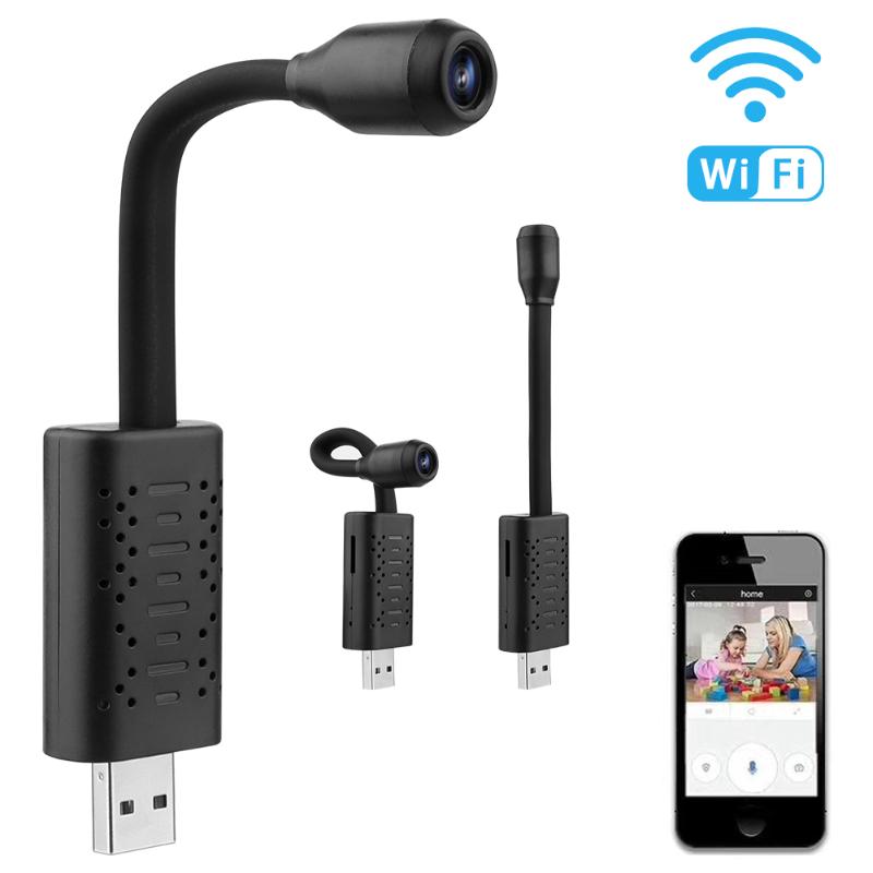 

Surveillance Cameras With Wifi Mini Camera IP USB Full HD 1080P P2P CCTV SD Card Cloud Storage Smart AI Human Detection V380 APP