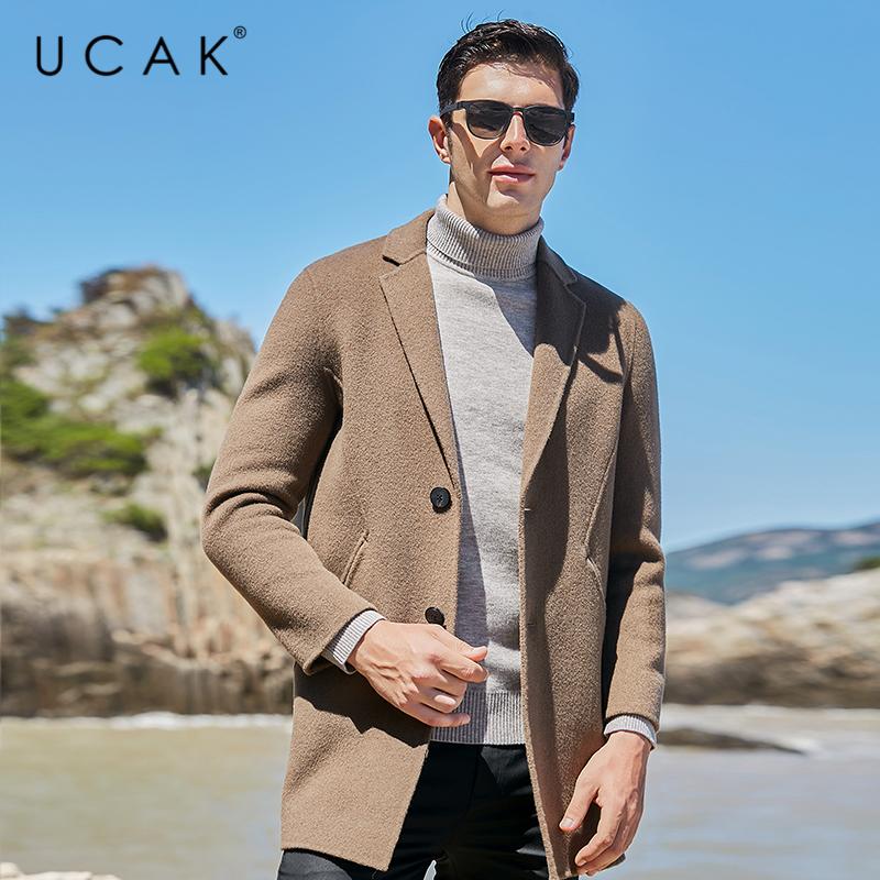 UCAK Brand Pure Wool Blend Jackets Men Clothing 2020 Winter New Fashion Style Turn-down Collar Casual Long Jackets Clothes U8022, Black
UCAK Brand Pure Wool Blend Jackets Men Clothing 2020 Winter New Fashion Style Turn-down Collar Casual Long Jackets Clothes U8022, Black