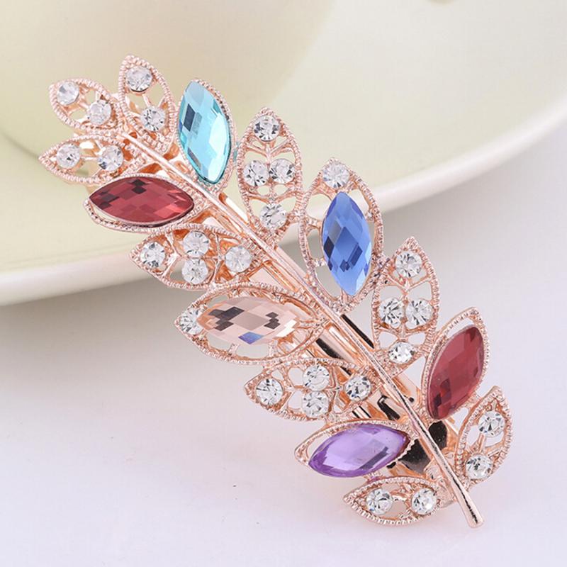 Hair Clips & Barrettes Cute Long Leaf Design Crystal Hairpins Jewelry For Women Birthday Gift
Hair Clips & Barrettes Cute Long Leaf Design Crystal Hairpins Jewelry For Women Birthday Gift