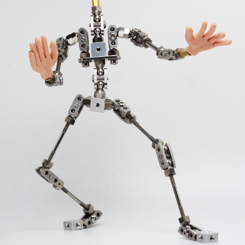 Upgraded Ready-to-assemble PMA-28 28cm high quality stainless steel animation armature puppet for Stop Motion Character