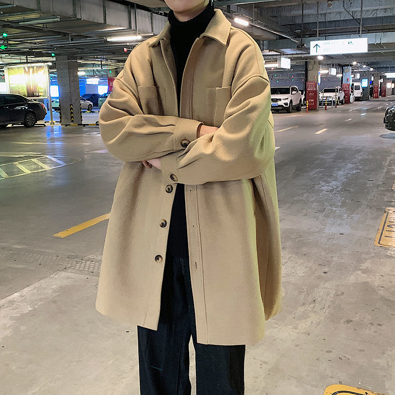 2021 Male Autumn Thin New Winter Pure Retro Ruffian Fine Long Lapel Coat Youth Men's Clothes R9J1, Camel
2021 Male Autumn Thin New Winter Pure Retro Ruffian Fine Long Lapel Coat Youth Men's Clothes R9J1, Camel