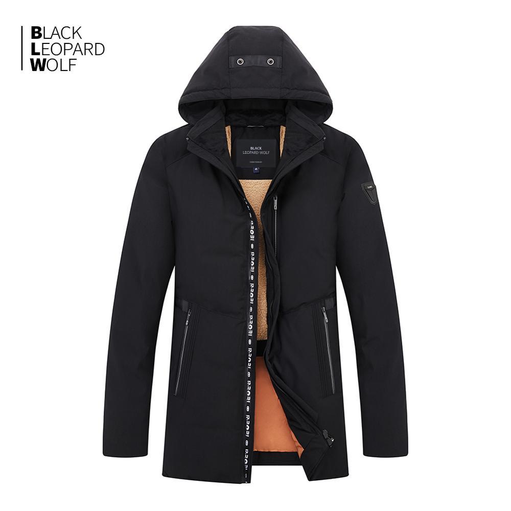 Blackleopardwolf new arrival winter jacket men thick cotton high quality classic style top balck color down jacket men B992 201026